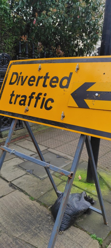 Diverted traffic not funny!